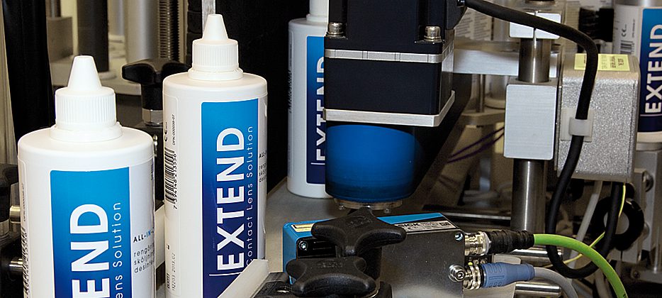 Labelling Extend bottles